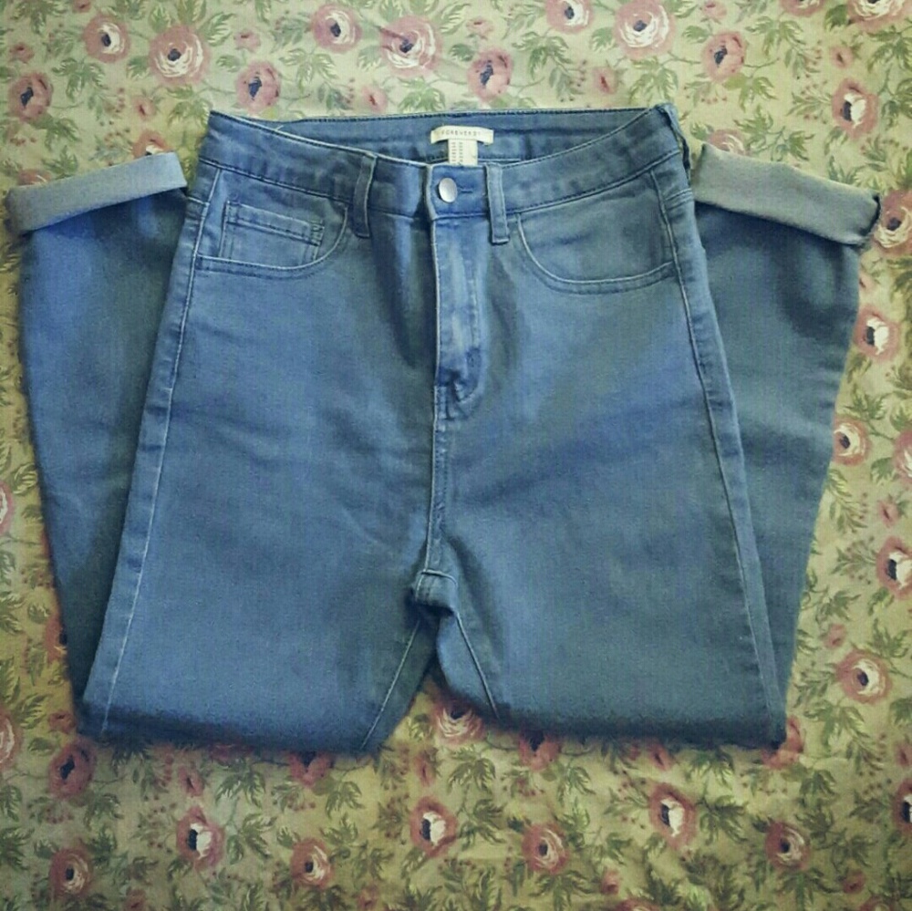 Blue Denim Stone Washed Jeans